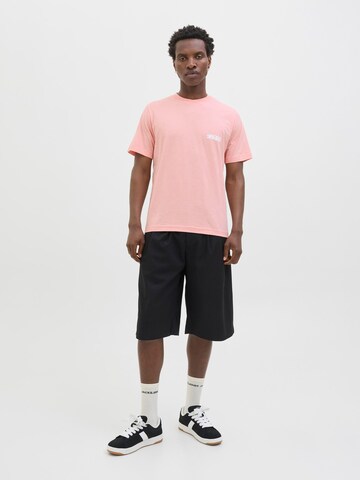 JACK & JONES T-Shirt 'JCOSago' in Pink