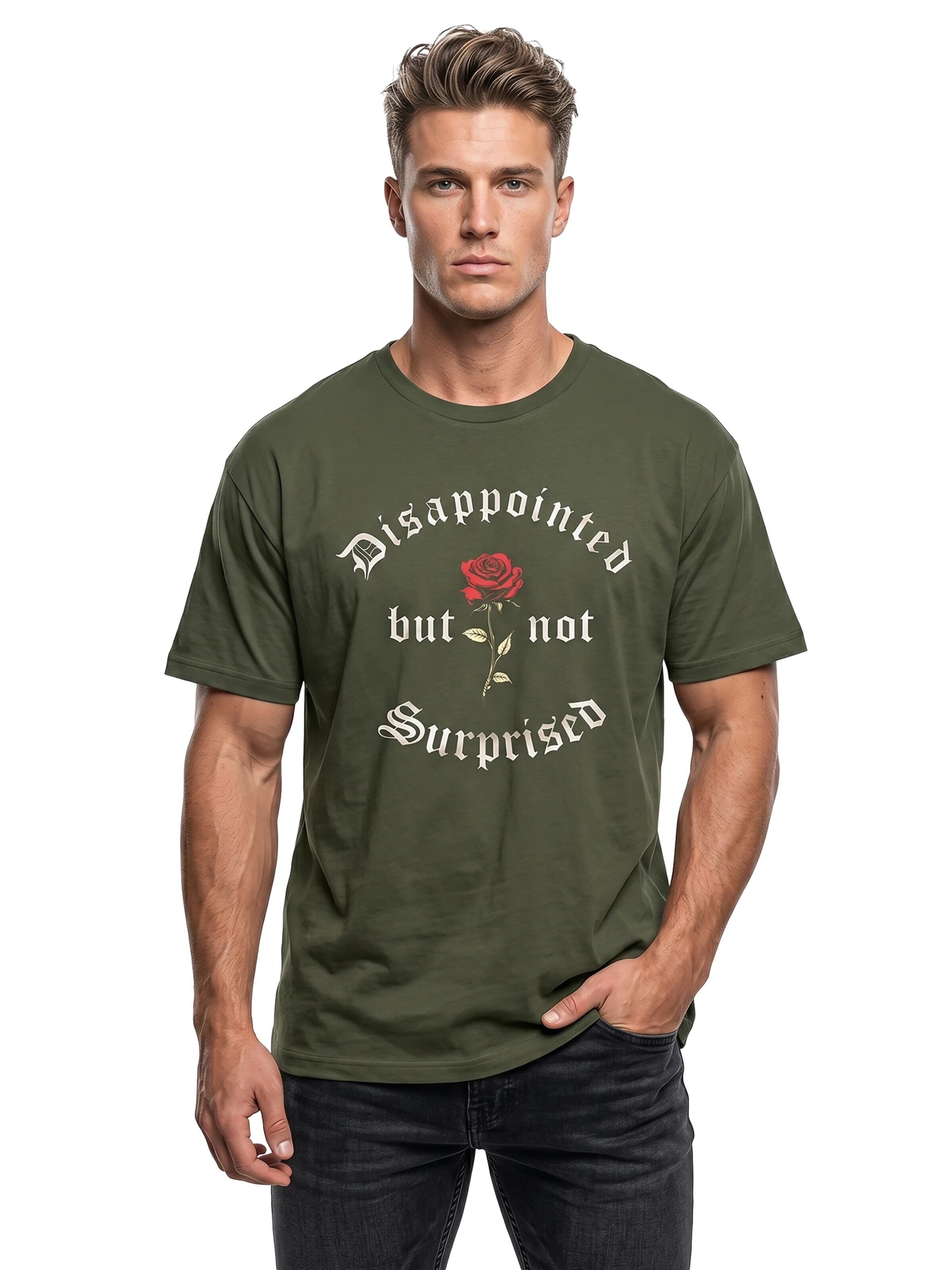 MAKAYA Shirt 'Disappointed' in Green
