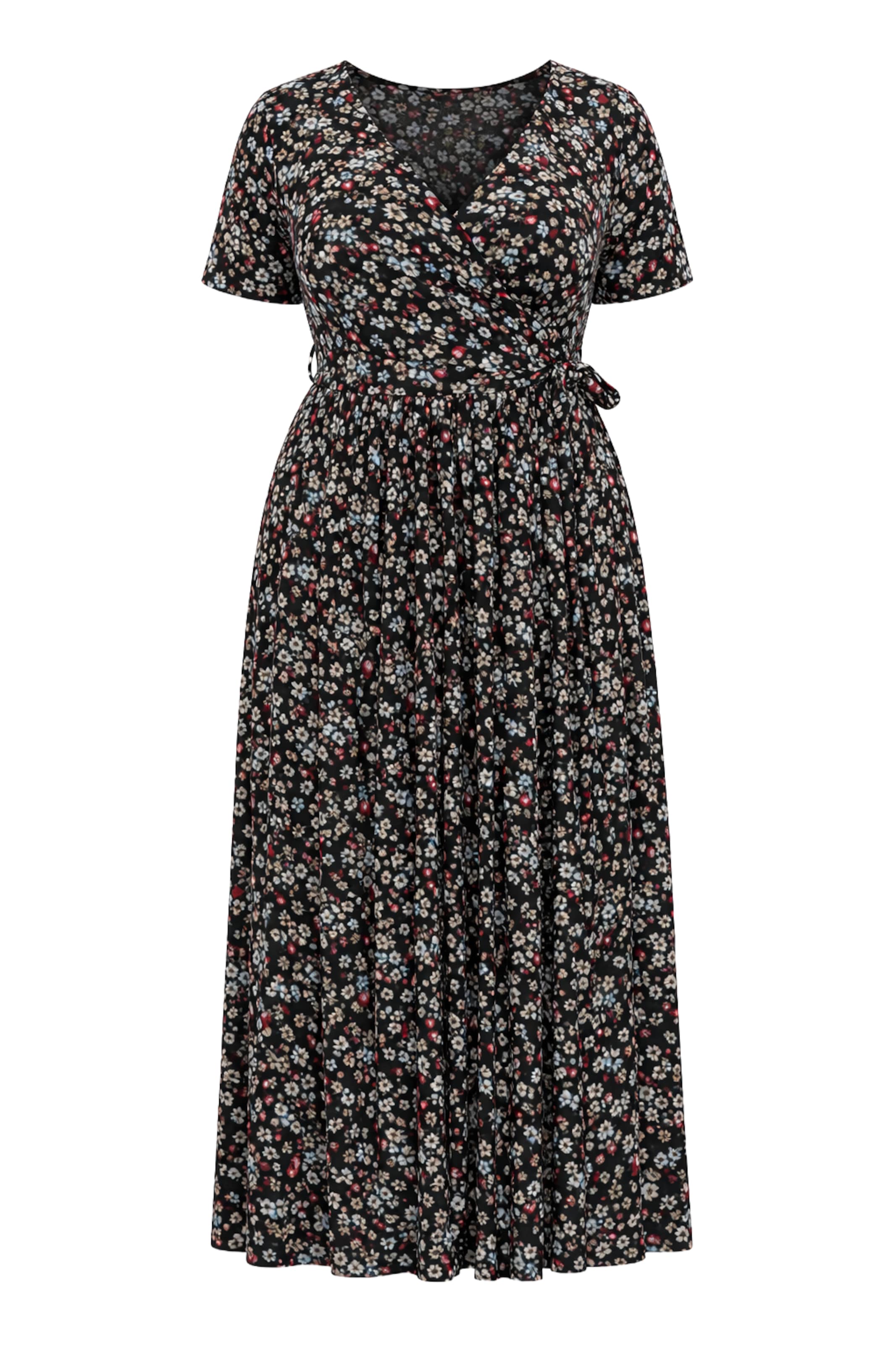 Shape Of You Jurk in Zwart: voorkant