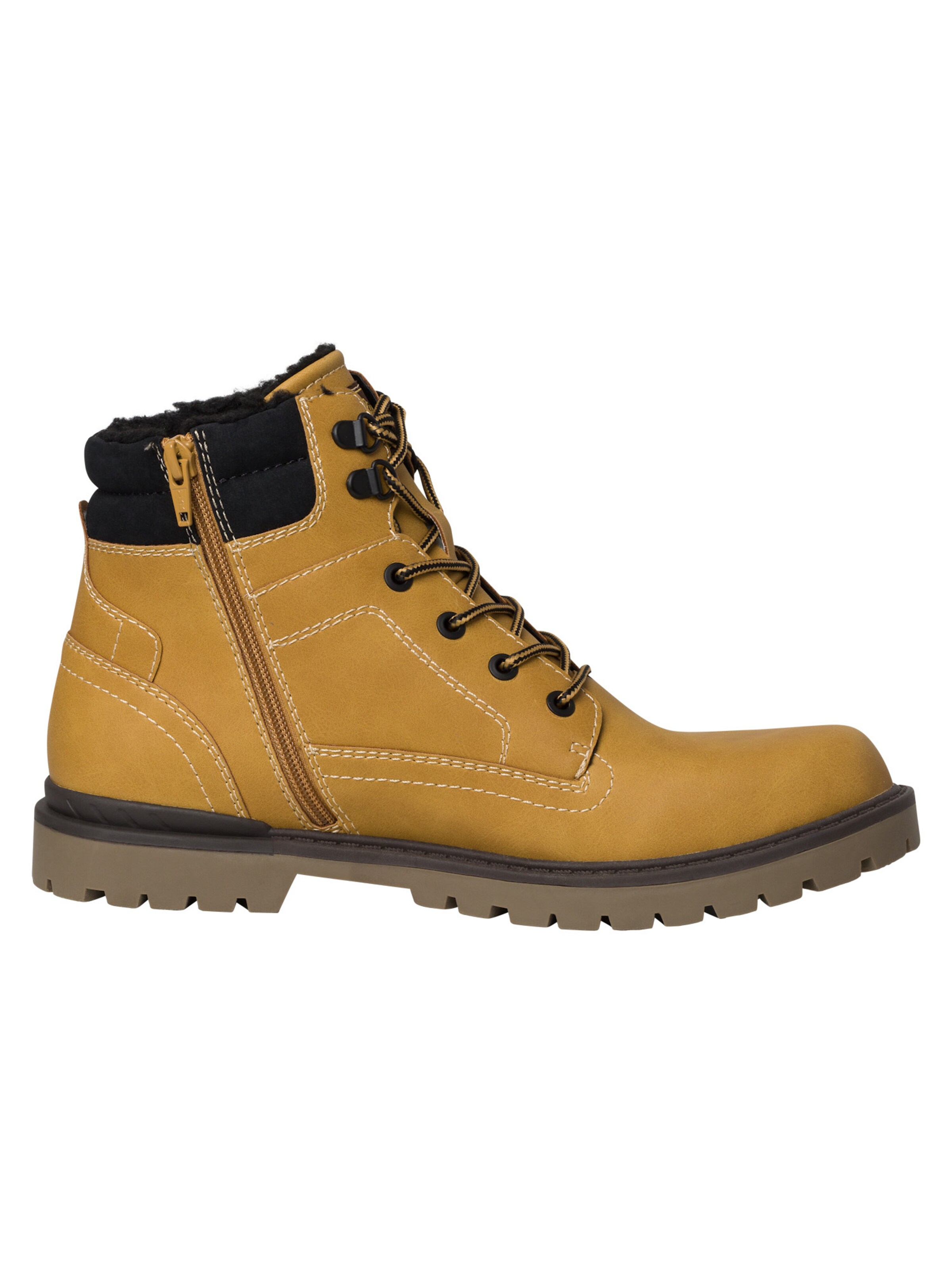 Bottines à lacets s.Oliver en jaune