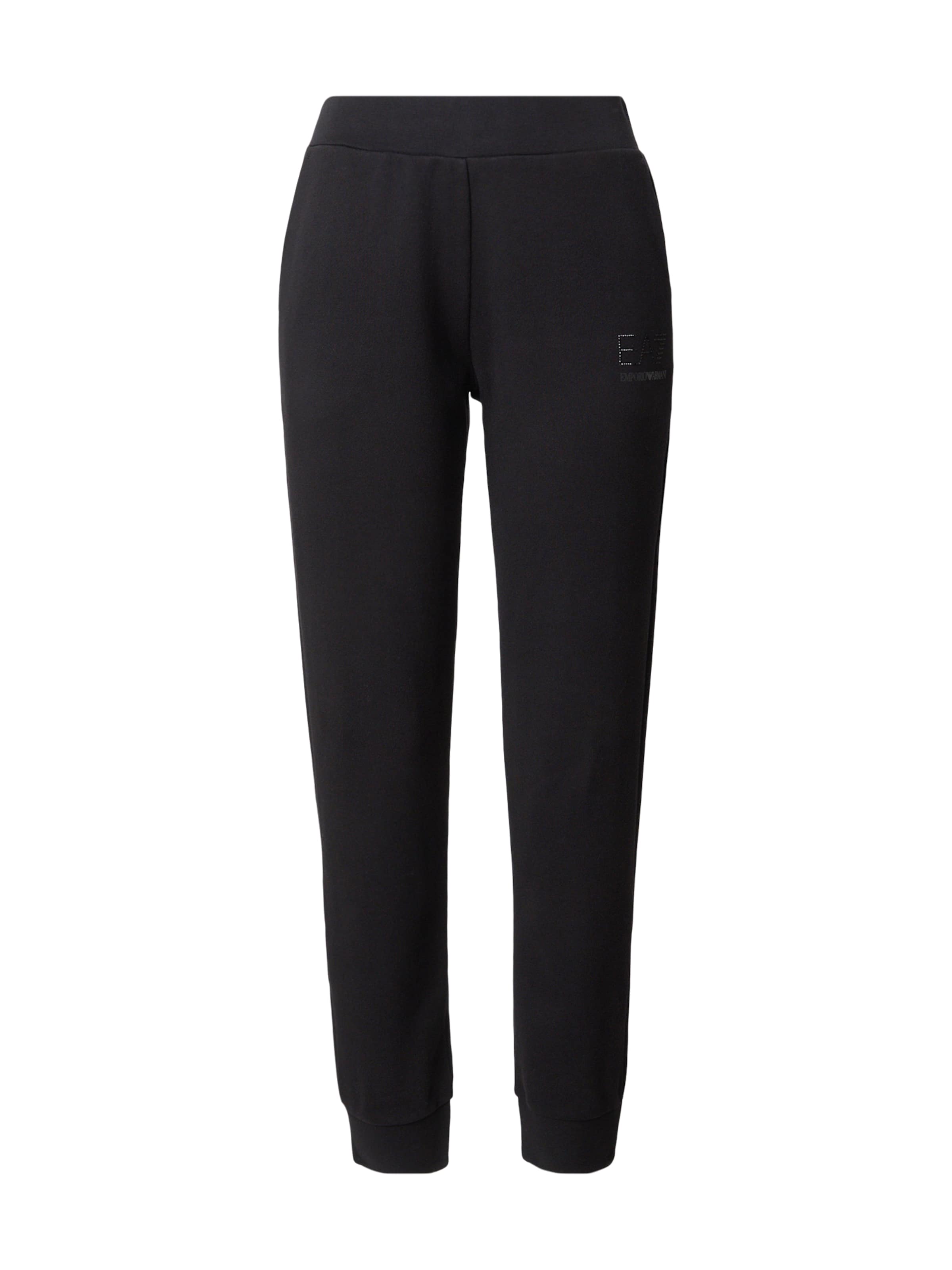 EA7 Emporio Armani - Tapered Calças em preto: frente