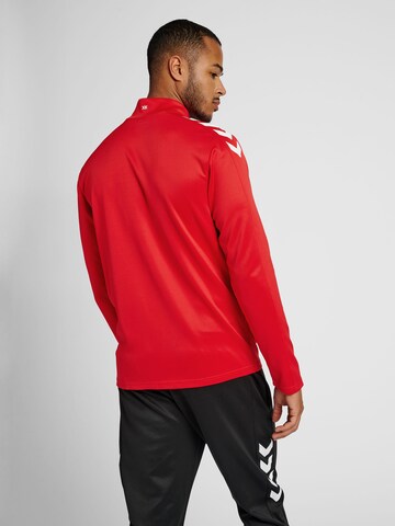 Hummel Sports sweat jacket in Red