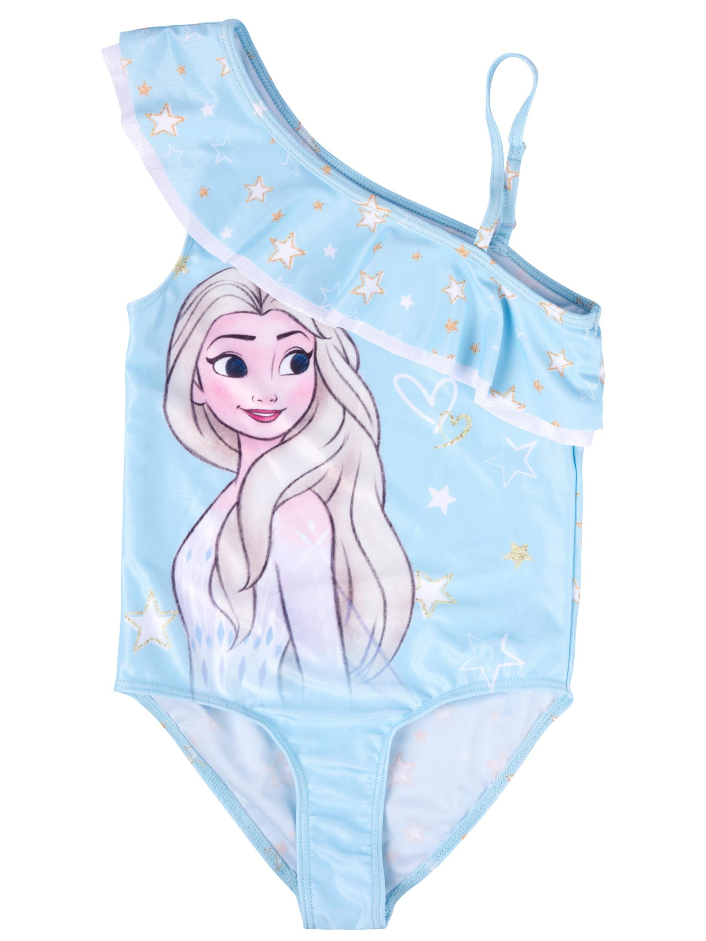 Disney Frozen Swimsuit 'Elsa Frozen' in Blue: front