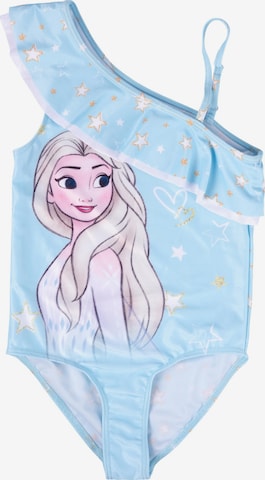 Disney Frozen Swimsuit 'Elsa Frozen' in Blue: front