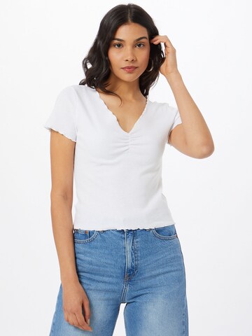 Rut & Circle Μπλουζάκι 'LINN' σε λευκό: μπροστά