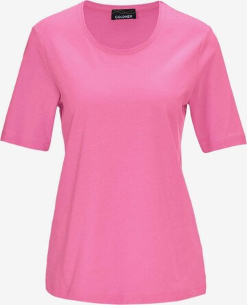 T-shirt Goldner en rose : devant