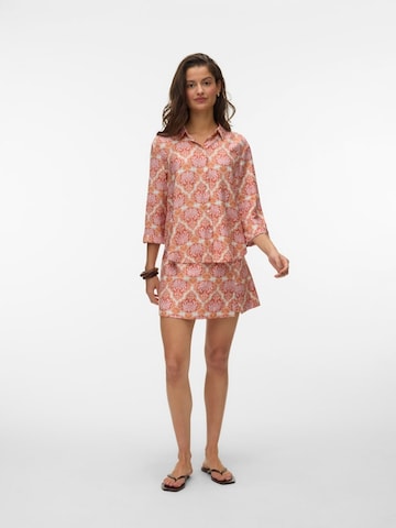 VERO MODA Blouse 'Evelijn' in Oranje: voorkant