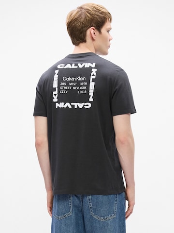 Calvin Klein Jeans Majica | siva barva: sprednja stran