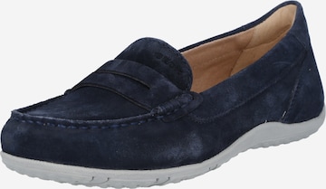 GEOX Moccasins 'Vega' in Blue: front