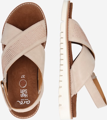 ARA Sandalen met riem 'KENT' in Beige