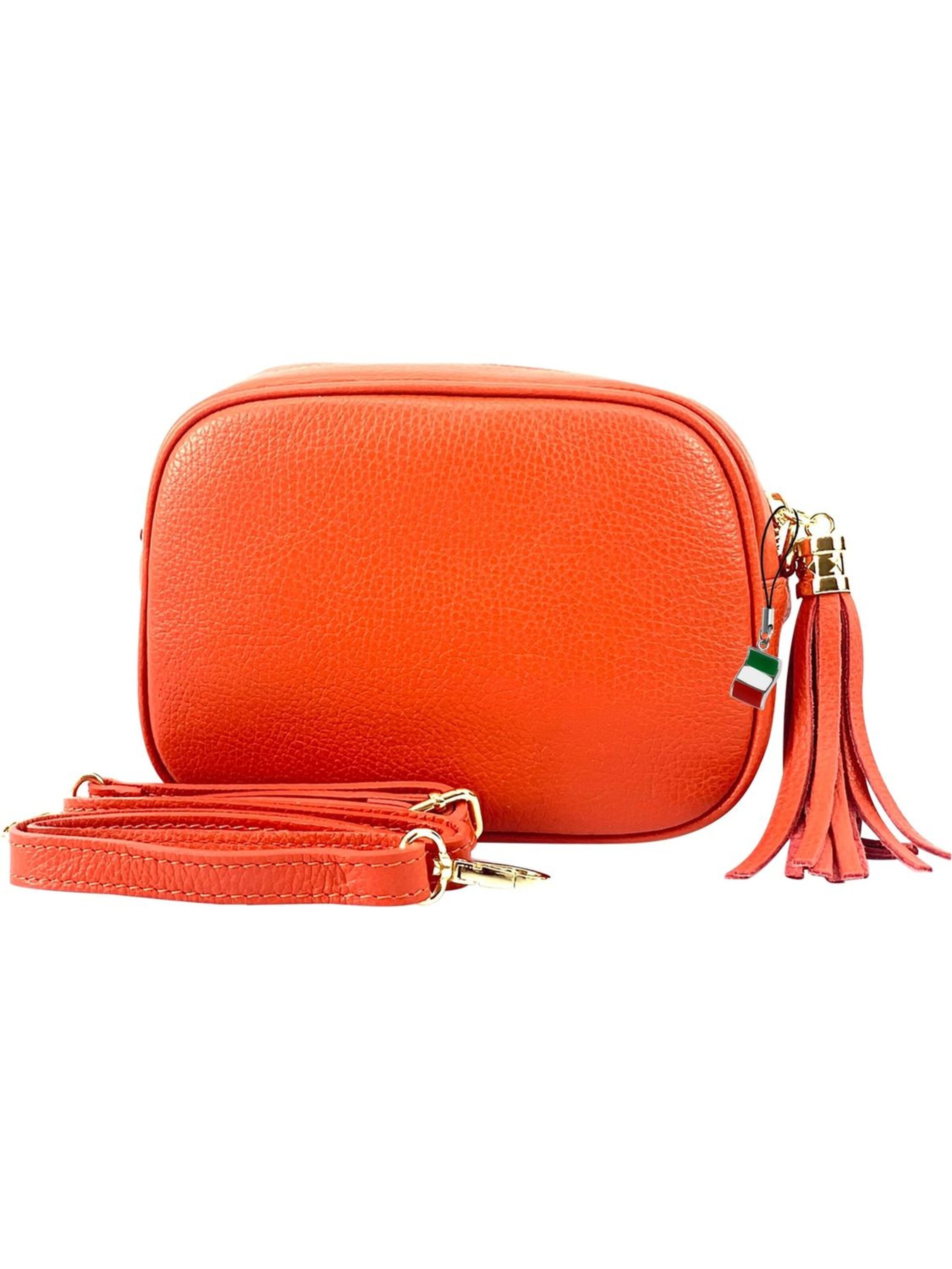 Florence Shoulder Bag in Orange: front