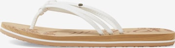 O'NEILL - Sandalias de dedo 'Ditsy' en blanco: frente