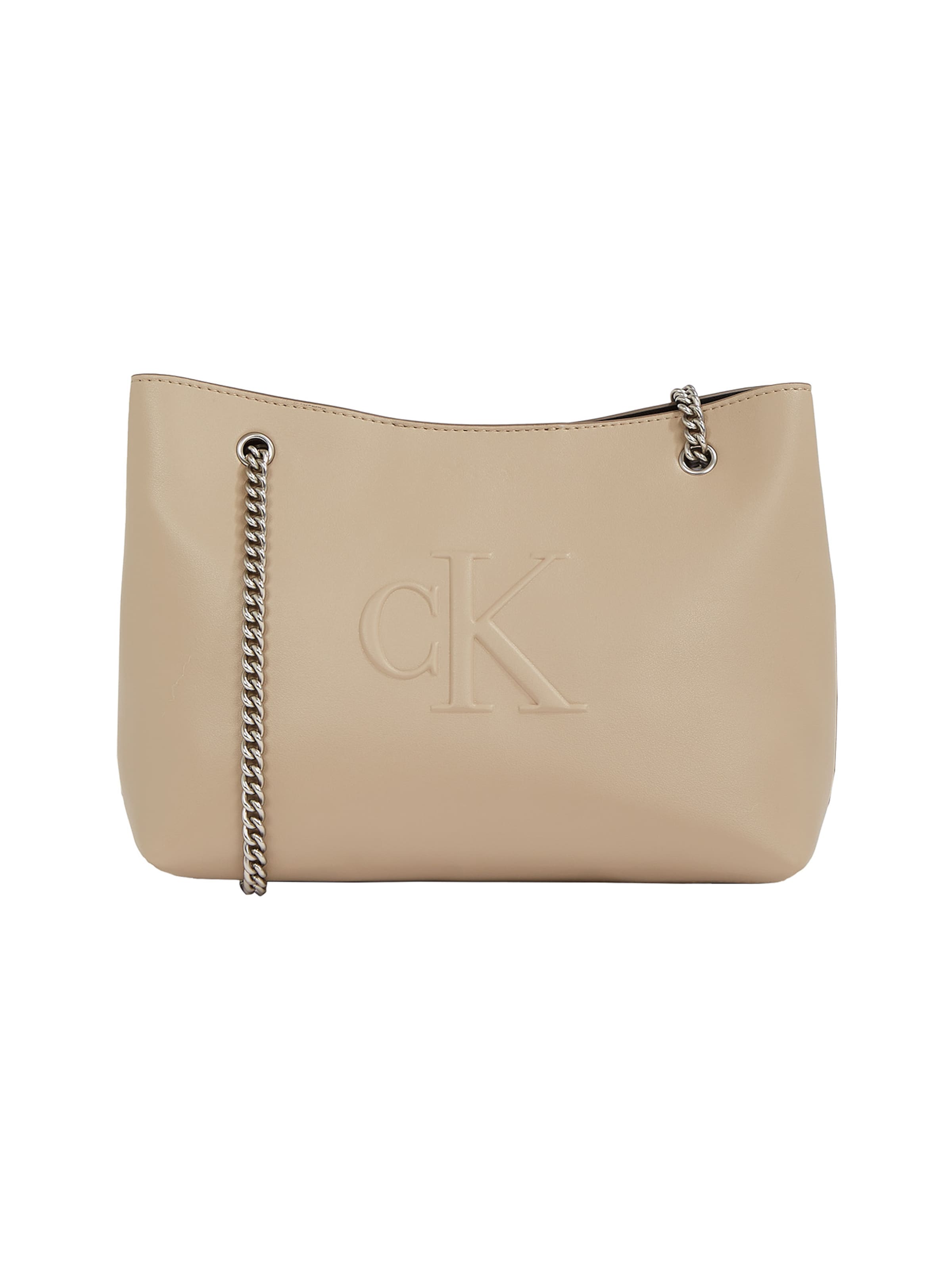 Calvin Klein - Mala de ombro em cinzento: frente