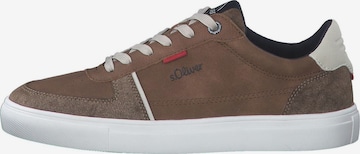 s.Oliver Sneakers laag in Bruin