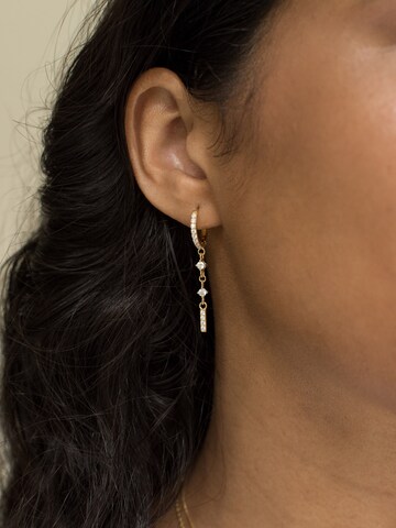 Hey Happiness Ohrringe 'Luxe'‌‌‌‌ in Gold: Vorderseite