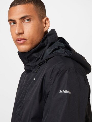 Schöffel Outdoorjacke in Schwarz