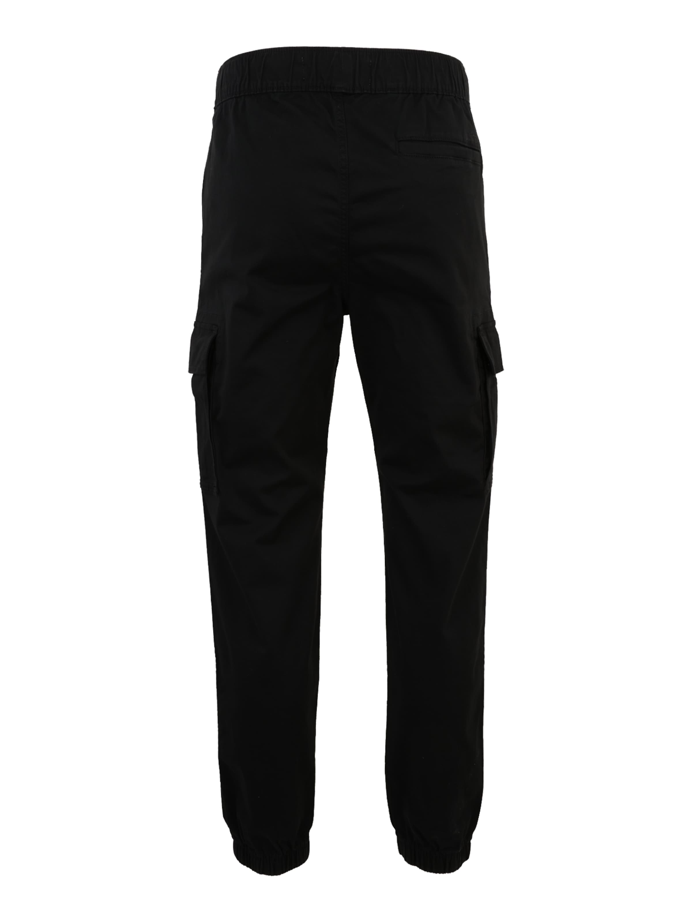 Effilé Pantalon cargo HOLLISTER en noir