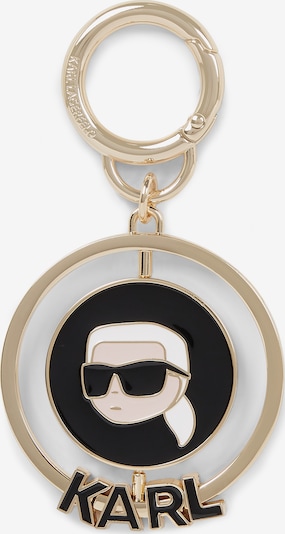 Karl Lagerfeld Sleutelhanger in de kleur Goud / Zwart / Parelwit, Productweergave