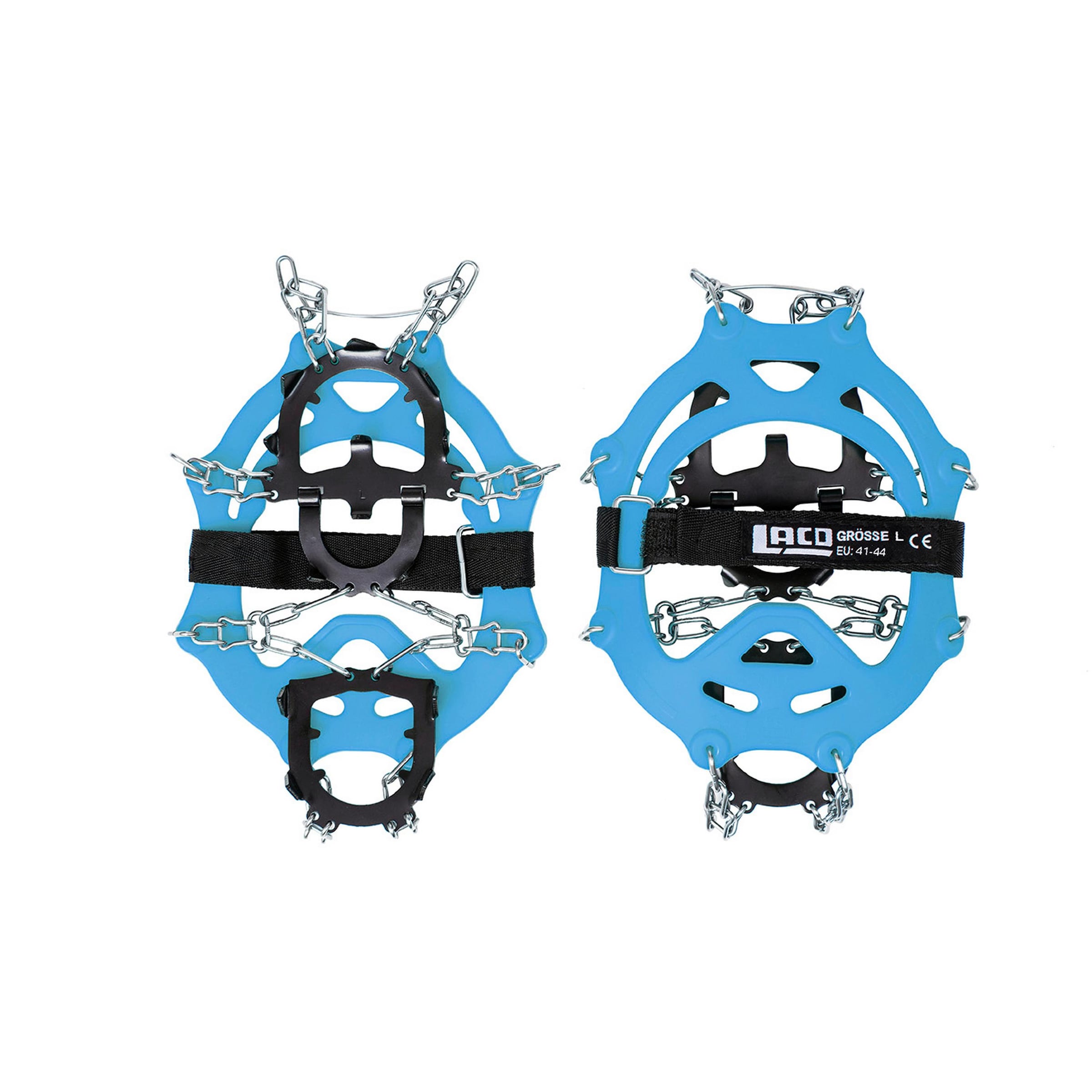 LACD Schuhkralle 'SPIKES EASY II' in Blau: Vorderseite