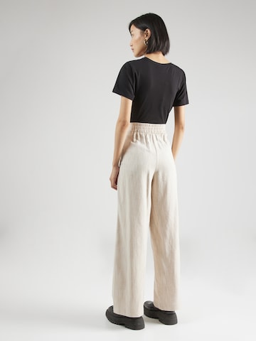 Wide leg Pantaloni con pieghe di River Island in beige