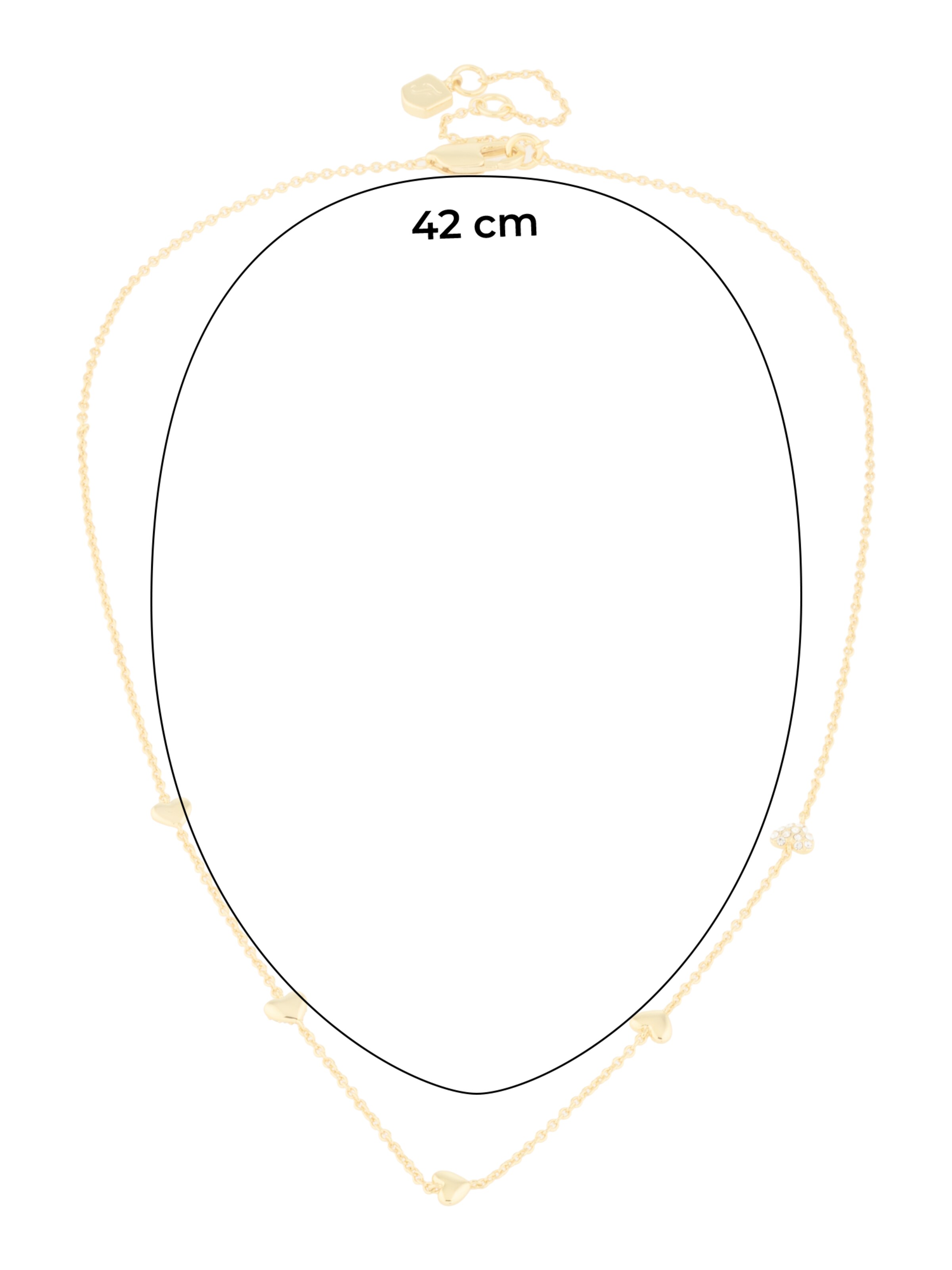 FOSSIL Retiazka 'SUTTON' - Zlatá