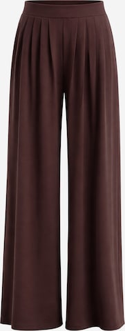 C&City Wide leg Broek in Bruin: voorkant