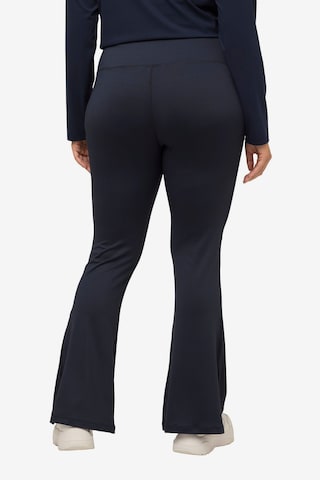 Ulla Popken Flared Leggings in Blauw