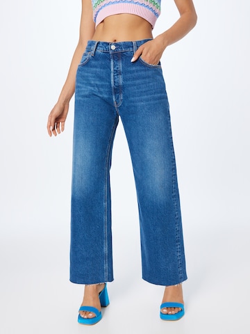 REPLAY Wide leg Jeans in Blauw: voorkant