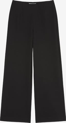 Wide Leg Pantalon Marc O'Polo en noir : devant