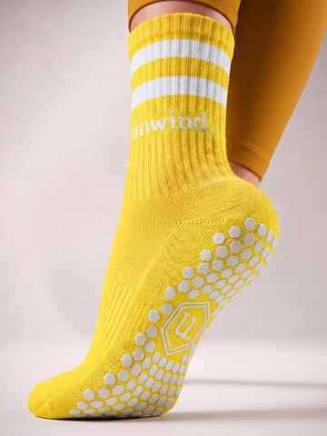 unwind. Athletic Socks 'The Stripe Sock' in Yellow