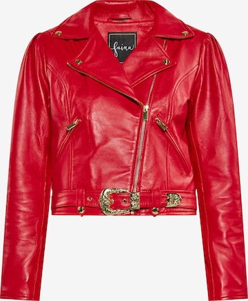 faina Övergångsjacka i röd: framsida