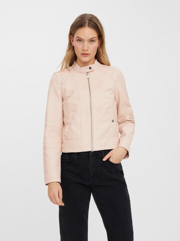 VERO MODA Between-Season Jacket 'Lotus' in Pink: front