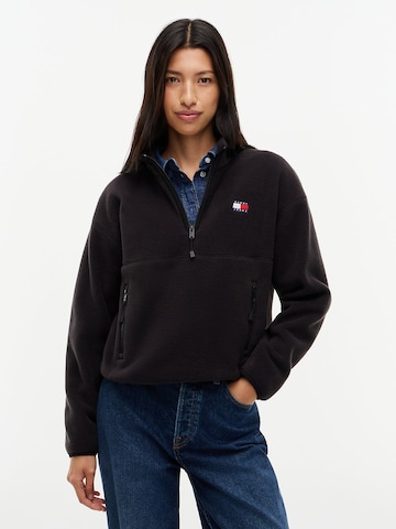 Tommy Jeans Trui in Zwart: voorkant