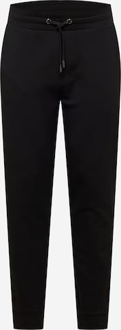 JOOP! Tapered Broek 'Stelios' in Zwart: voorkant