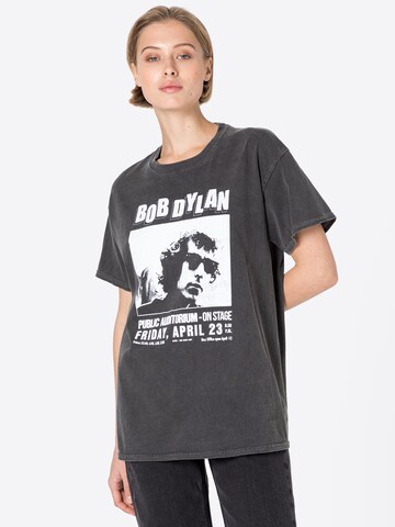 Daisy Street T-Shirt 'BOB DYLAN' in Grau: predná strana