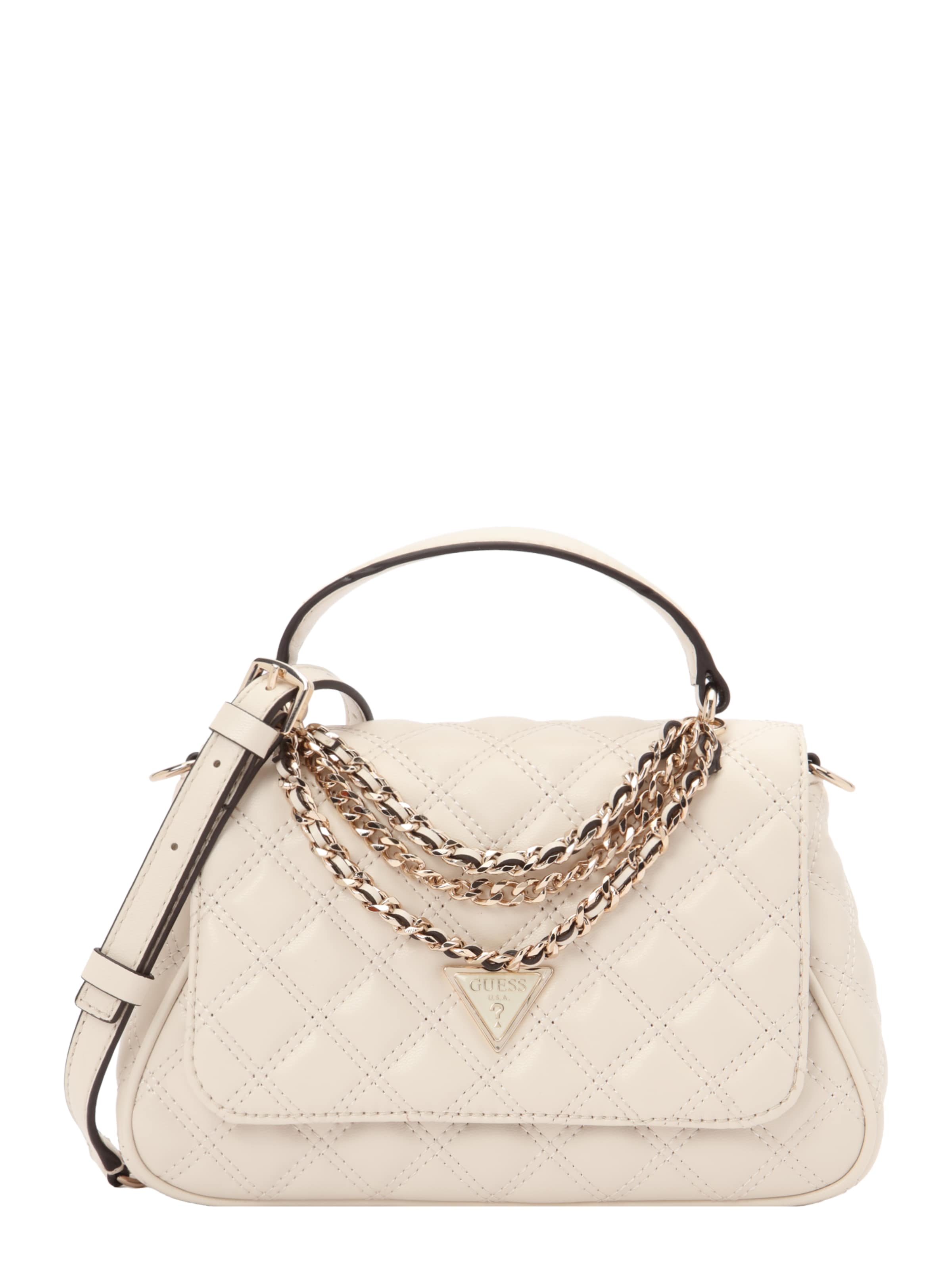 GUESS - Bolso de mano 'GIULLY II' en beige: frente