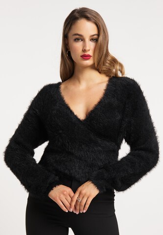 faina Sweater in Black: front