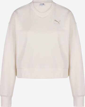 PUMA Sportief sweatshirt 'Classics' in Wit