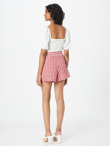 Koton Wide Leg Shorts in Rot