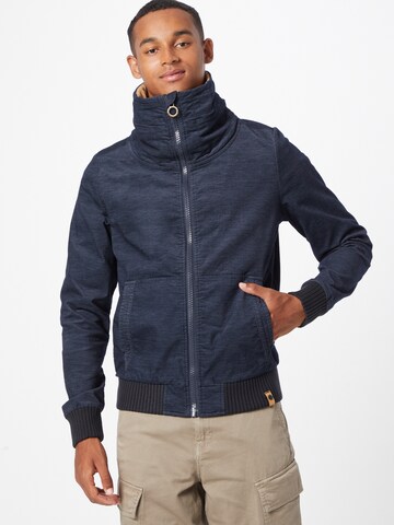 Fli Papigu Between-season jacket 'Hör wie ich Schweige' in Blue: front