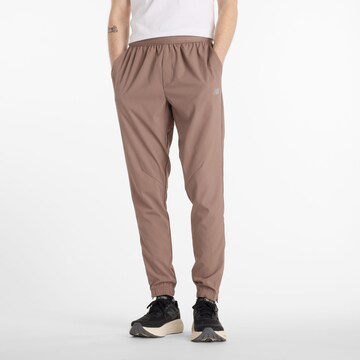 new balance Tapered Hosen 'AC Jogger' in Braun: Vorderseite