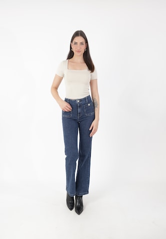 Elara Loosefit Broek in Blauw