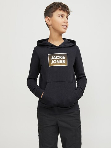 Jack & Jones Junior Μπλούζα φούτερ 'Steel' σε μπλε: μπροστά