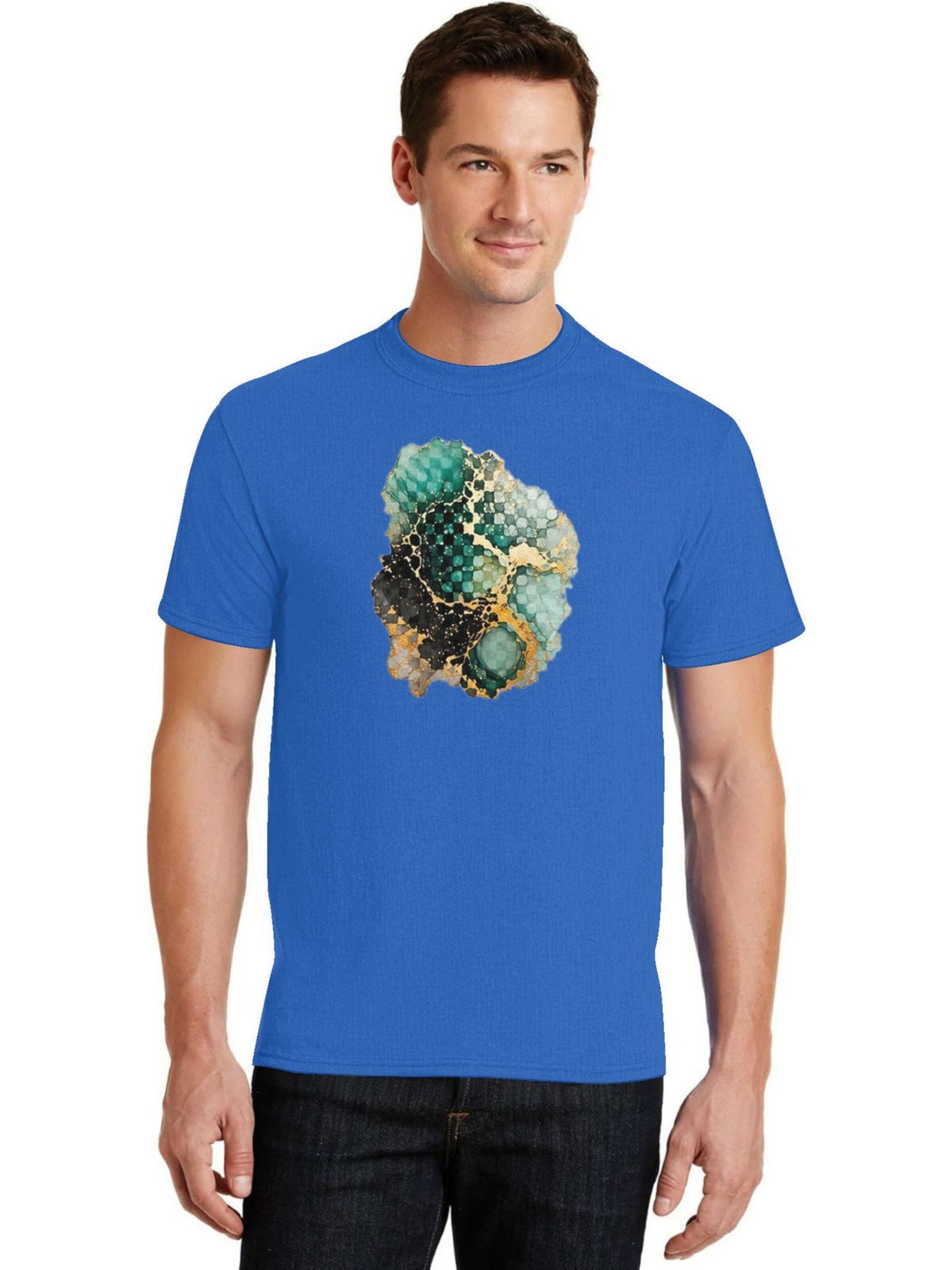 HUSKSWARE Shirt 'Grafik' in Blue