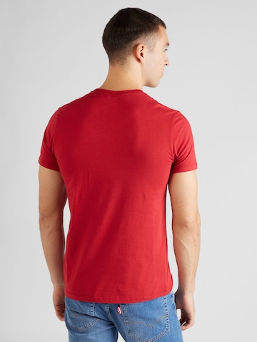 LEVI'S ® Тениска '2Pk Crewneck Graphic' в червено