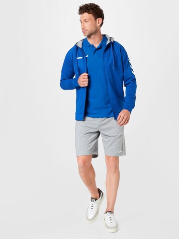 Hummel Sportsweatvest in Blauw