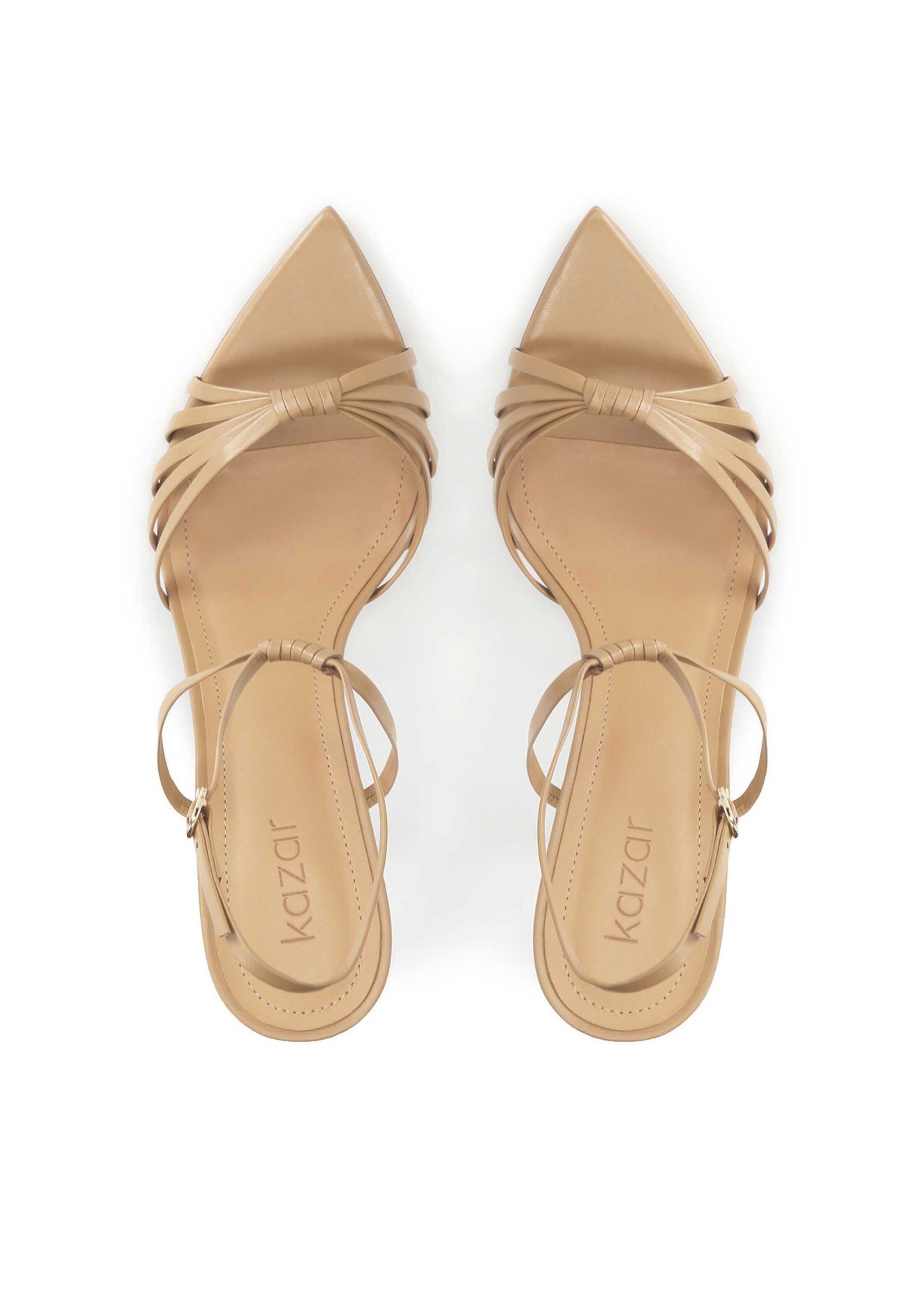 Sandalo con cinturino di Kazar in beige
