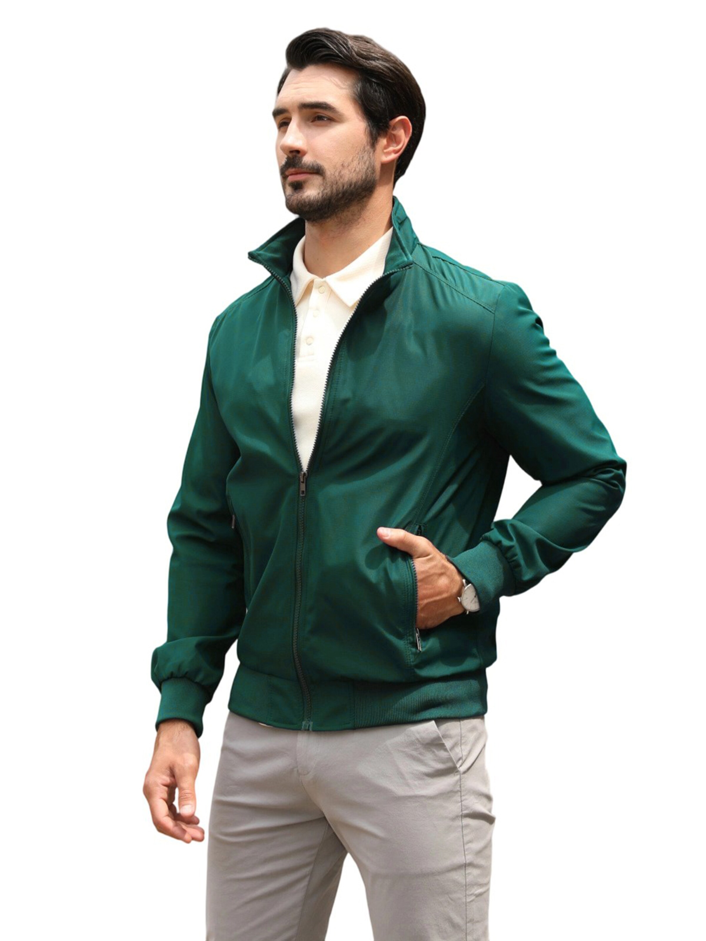 Youthup Between-Season Jacket in Green