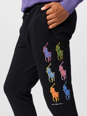 Effilé Pantalon Polo Ralph Lauren en noir