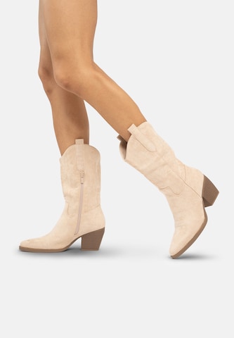 Stivale da cowboy di Salinyang in beige